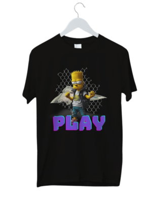 PREMIUM CARTOON MERCHANDISE – BART SIMPSON – Printed Oversized T-shirt PREMIUM CARTOON MERCHANDISE – BART SIMPSON – Printed Oversized T-shirt