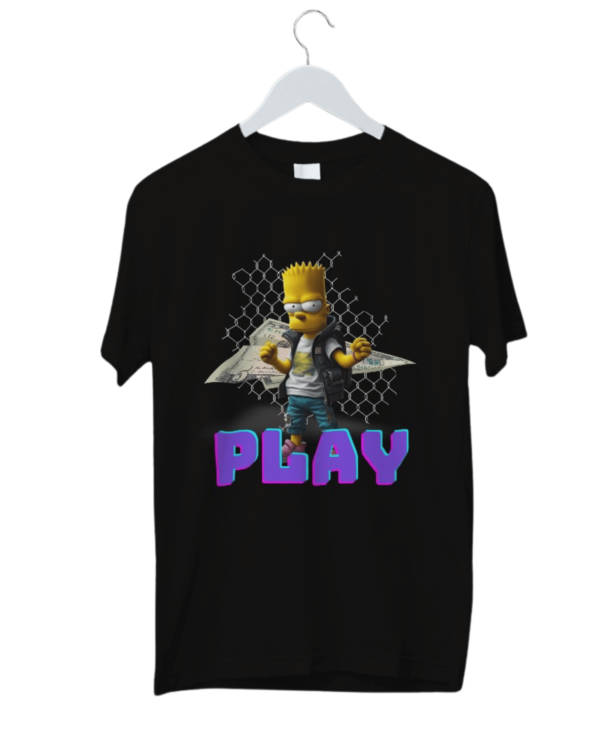 PREMIUM CARTOON MERCHANDISE – BART SIMPSON – Printed Oversized T-shirt