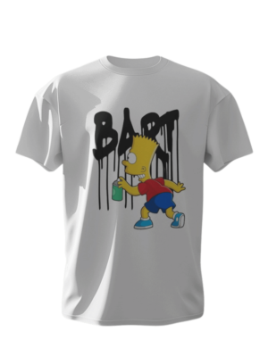 PREMIUM CARTOON MERCHANDISE – THE SIMPSONS – Printed Oversized T-shirt