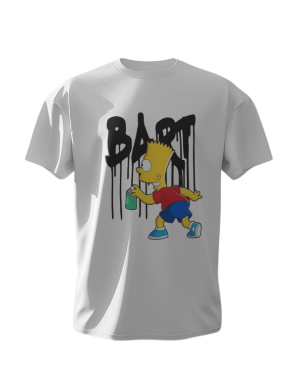PREMIUM CARTOON MERCHANDISE – THE SIMPSONS – Printed Oversized T-shirt