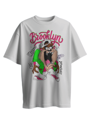 PREMIUM CARTOON MERCHANDISE – TASMANIAN DEVIL – Printed Oversized T-shirt