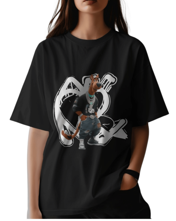 PREMIUM CARTOON MERCHANDISE – SCOOBY DOO – Printed Oversized T-shirt