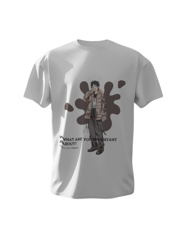 PREMIUM ANIME MERCHANDISE – D LUFFY – Printed Oversized T-shirt