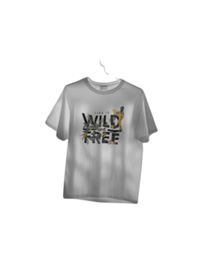 PREMIUM CREATIVE MERCHANDISE – WILD LIFE – Printed Oversized T-shirt