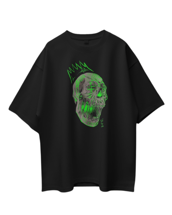 PREMIUM CREATIVE MERCHANDISE – HEAD SKULL – Printed Oversized T-shirt PREMIUM CREATIVE MERCHANDISE – HEAD SKULL – Printed Oversized T-shirt